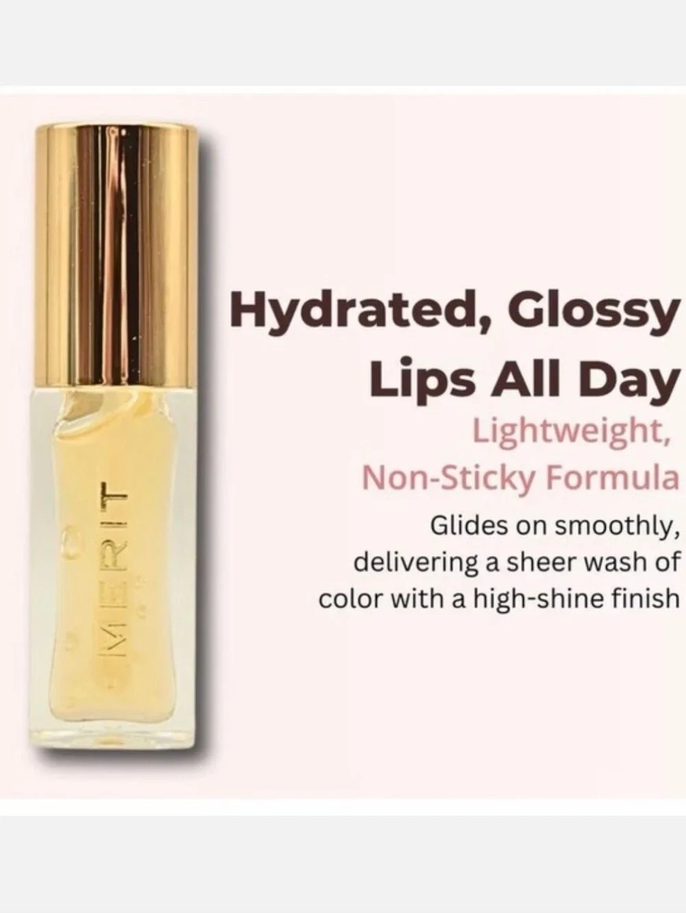 Merit Slick Hydrating Lip Oil in Bel Air NIB MSRP $25